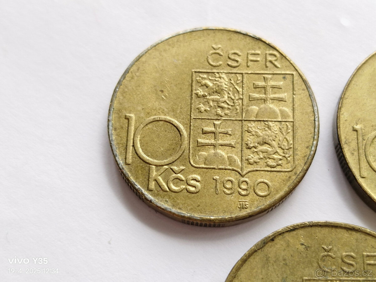 3x 10 korun 1990 - 1992 Československo - 6