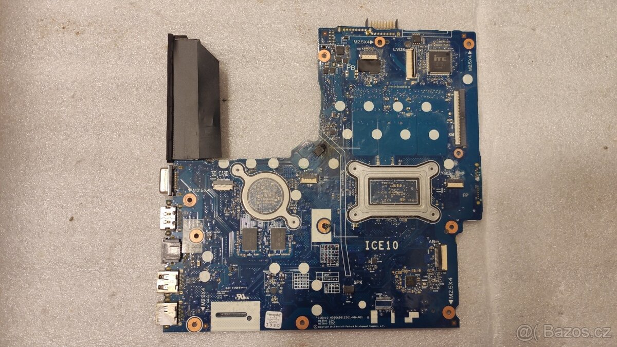 HP 350 355 G1 G2 chladič ventilátor, wifi, konektor, baterie - 6