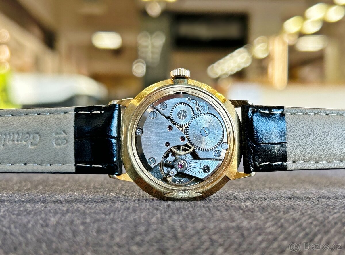 Československé mechanické vintage pánske hodinky PRIM Incabl - 6