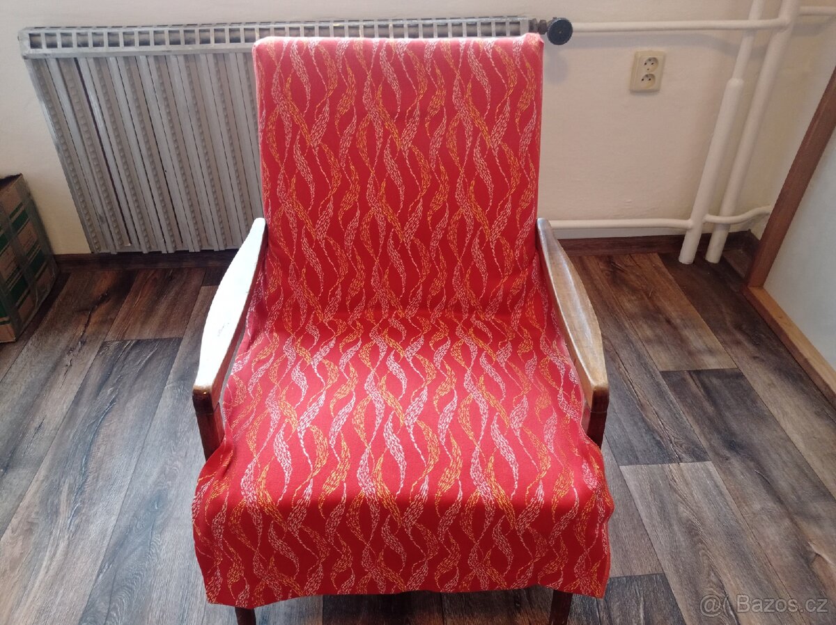 Pohodlné retro křeslo - 6