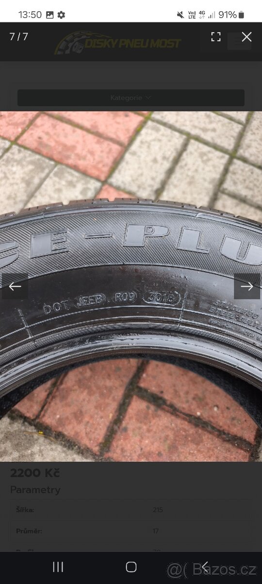215/70R16 100H 6-7MM TRACMAX 2018 - 6