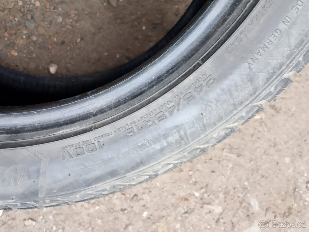 245/45/18 100v Goodyear - zimní pneu 2ks RunFlat - 6