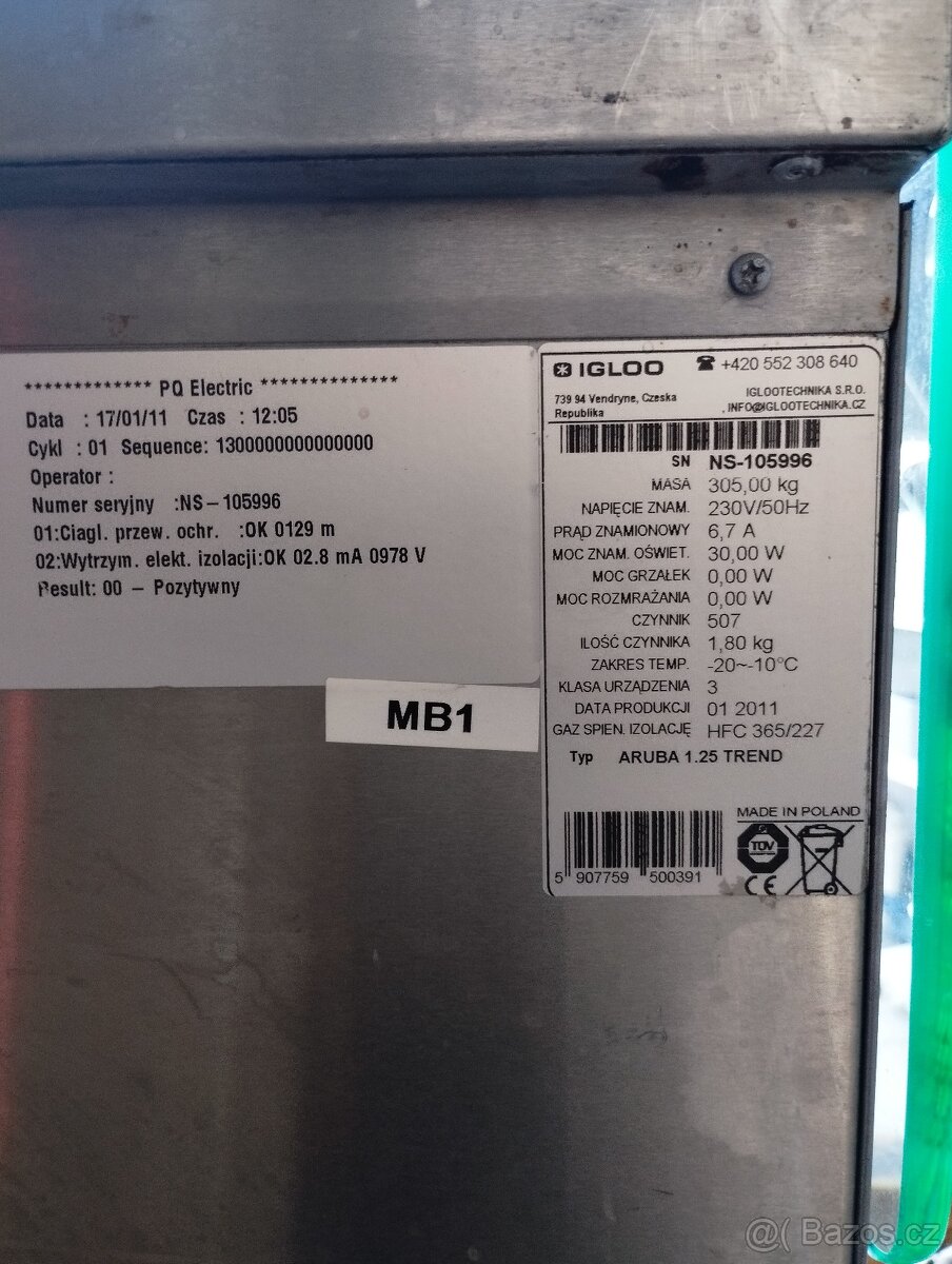 Zmrzlinová vitrína na 14 van - 6