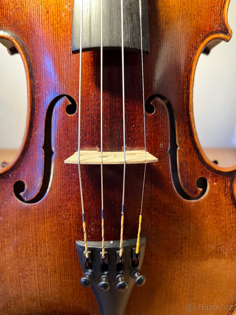 Staré housle V. Kunc cca 1930 - seřízené - 6