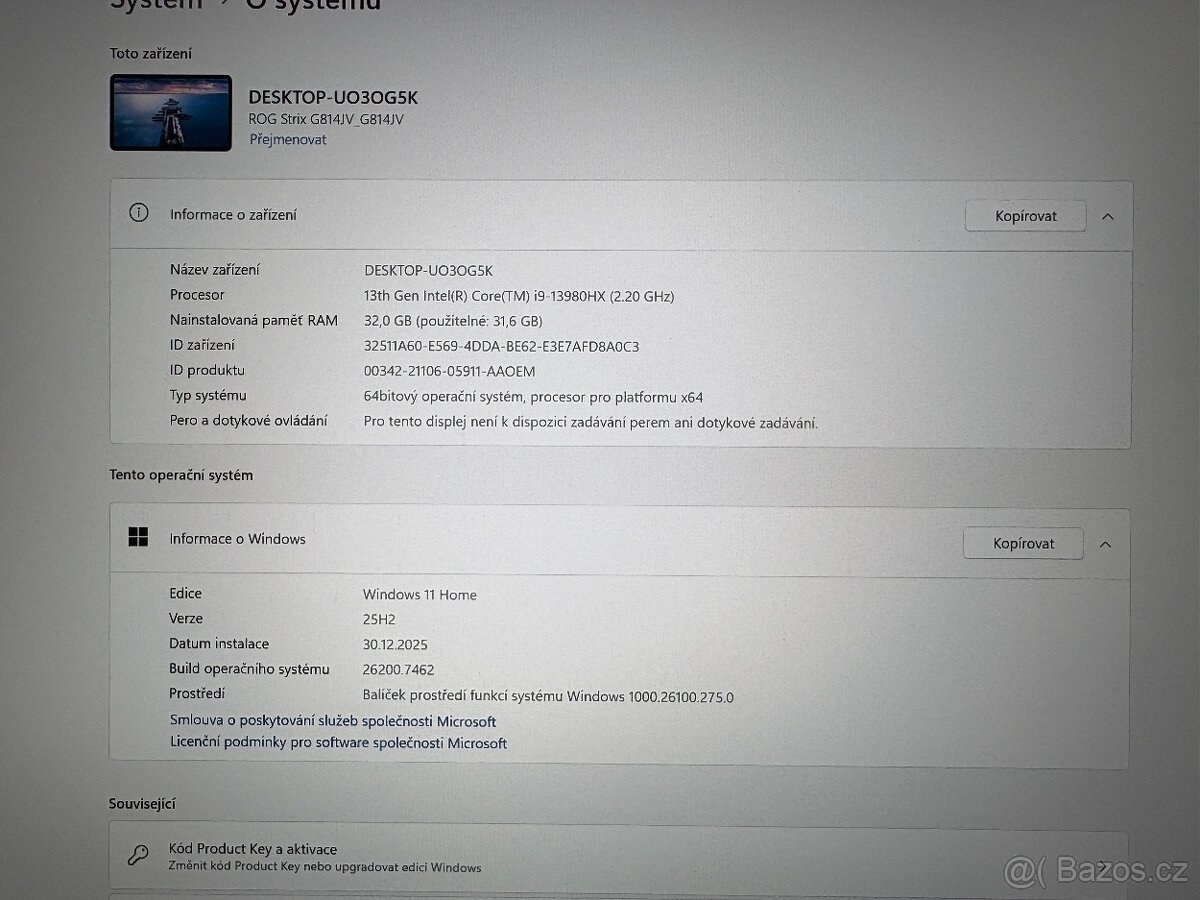 ASUS ROG Strix G18/RTX4060/i9-13980/1TB/RAM32GB/DDR5 - 6