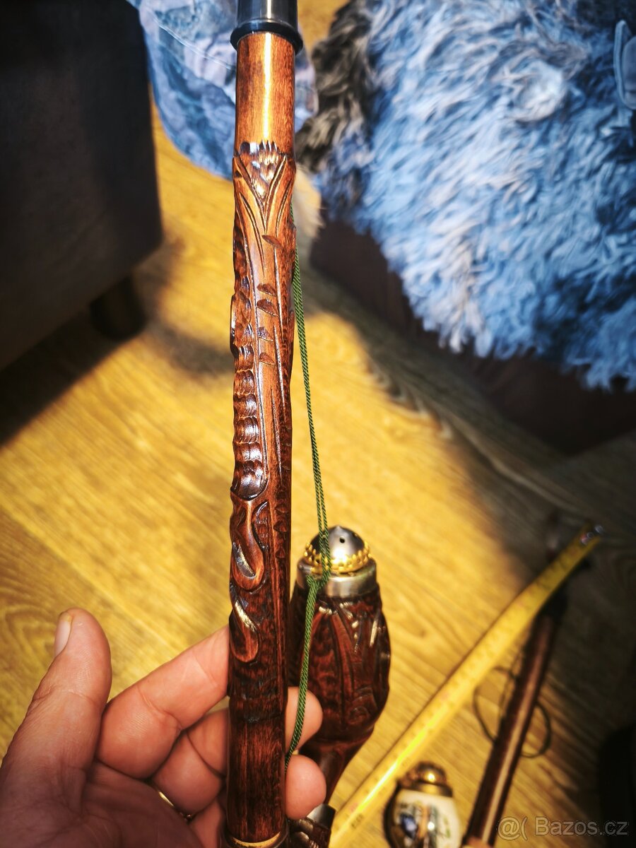 Staré dýmky s mysliveckým motivem. - 6