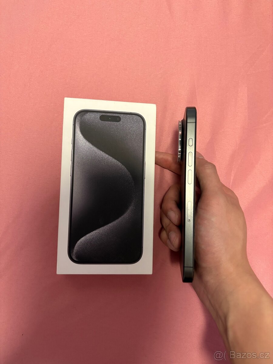 iPhone 15 Pro 128GB – Black Titanium – TOP STAV - 6