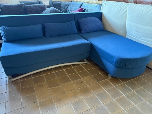 sedačka rohová rozkládací bílá - 6