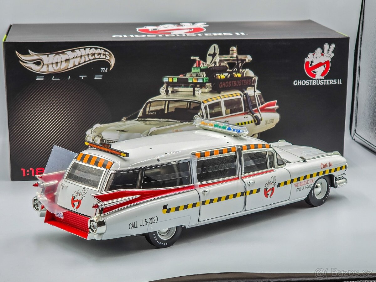 Ghostbusters ECTO 2 1:18 HotWheels ELITE - 6