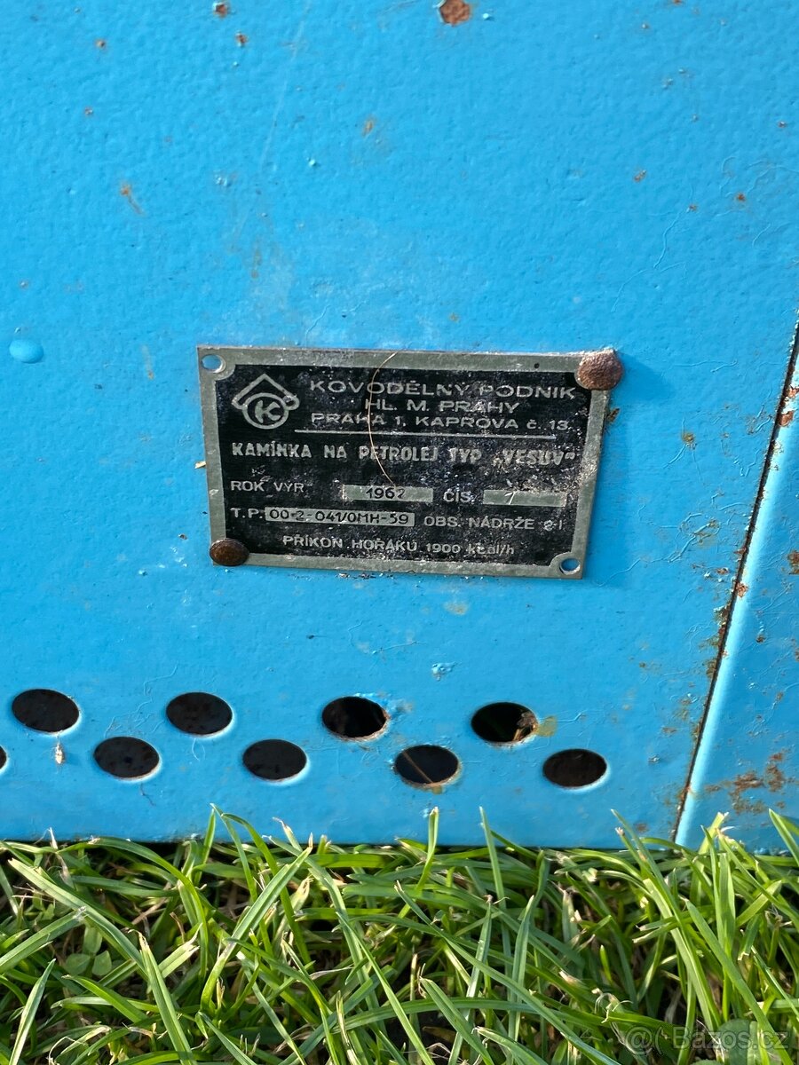 kamna kamínka retro kamínka na petrolej - 6