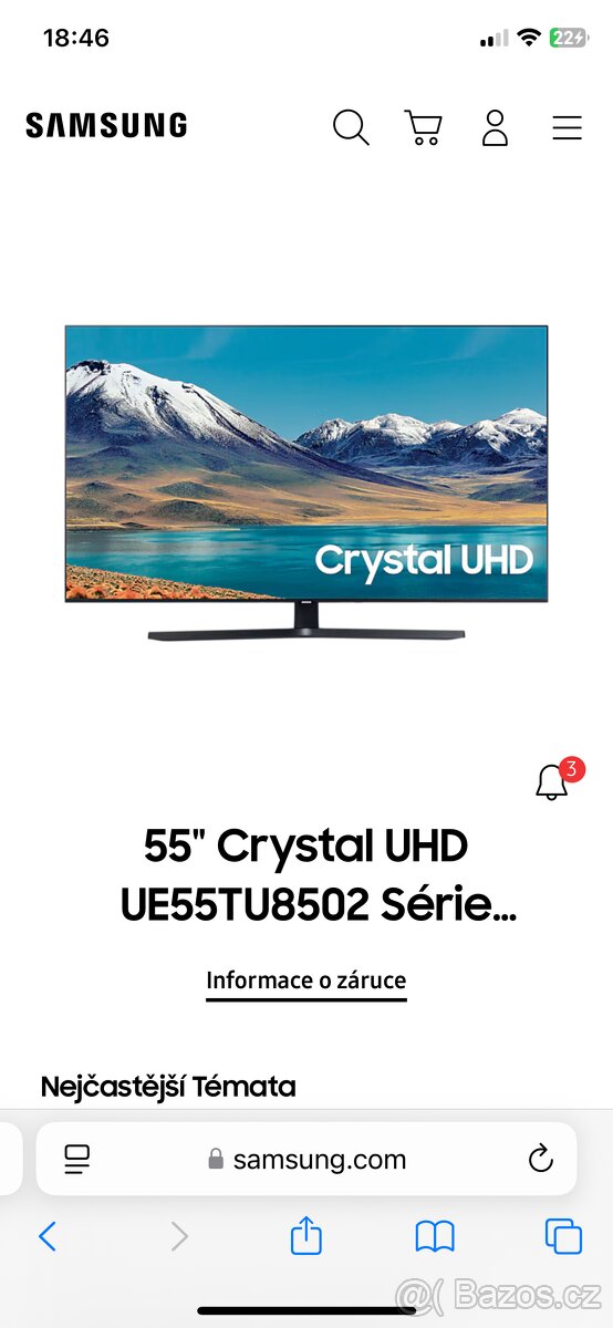 Samsung 55” 4K Smart TV – 7.000 Kč - 6