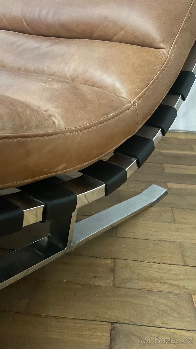 Lenoška lehátko kožené Carelli - 6