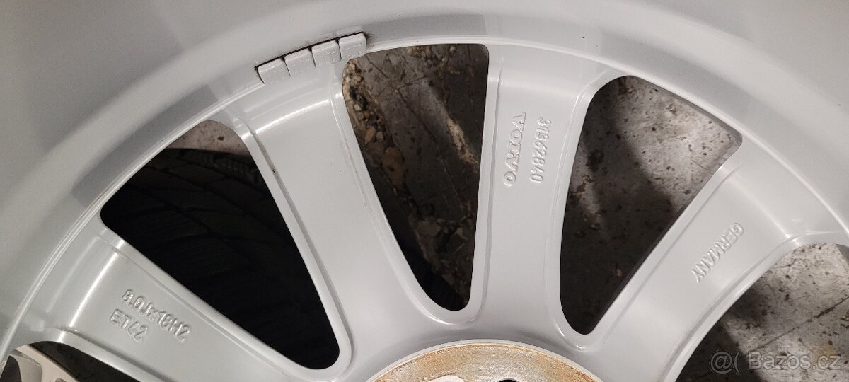 VOLVO V90,S90,alu 18',zimní pneu Continental +-8mm - 6