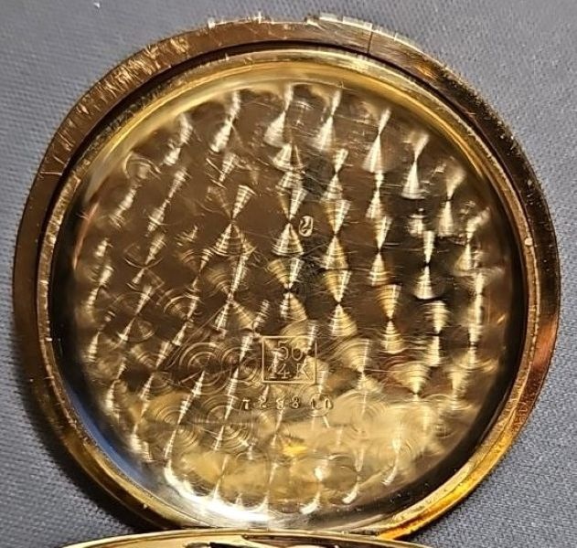 Vzácné zlaté kapesní hodinky August Ericsson - 6