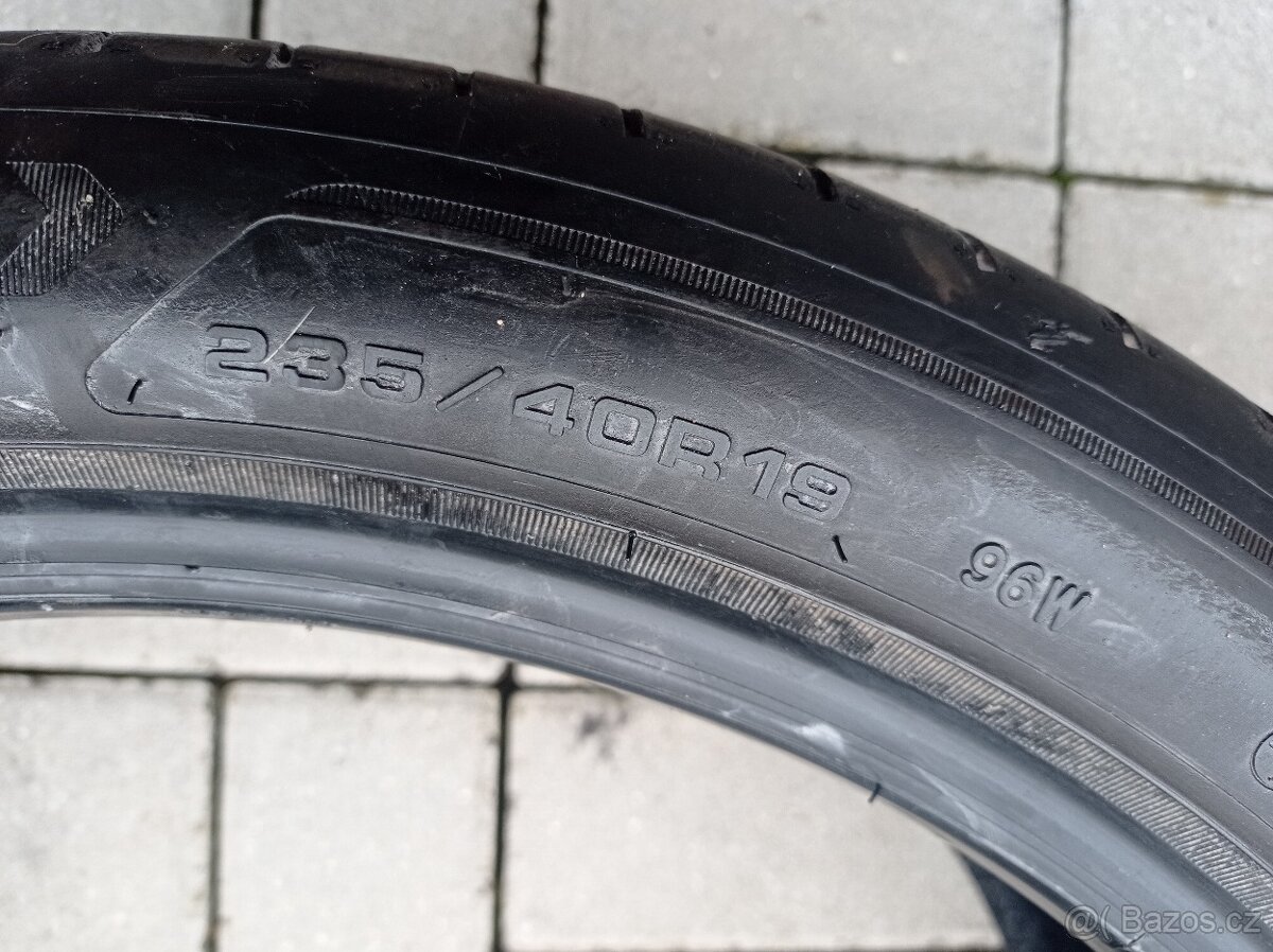 1x letní GOOD YEAR 235/40/19, 96W, Dot 2024, - 6