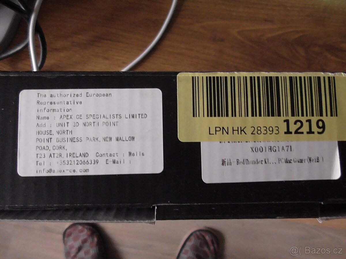 SET Podsvicena (Klavesnice a mys) RedThunder USB - 6