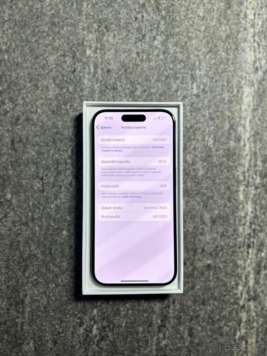 iPhone 15 Pro 128GB - KRÁSNÝ STAV - 6