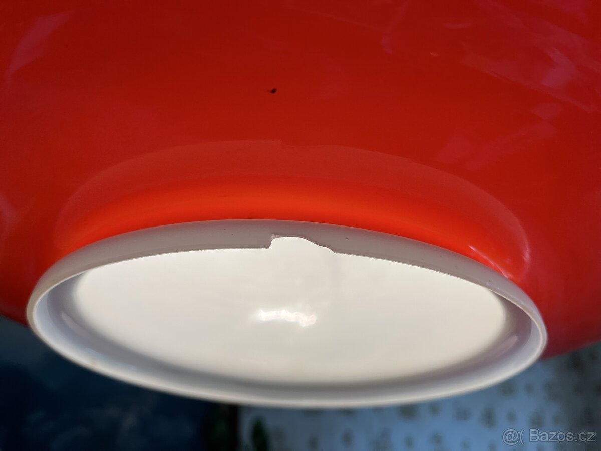 Závěsné světlo z opálového skla, Československo, 60. léta - 6