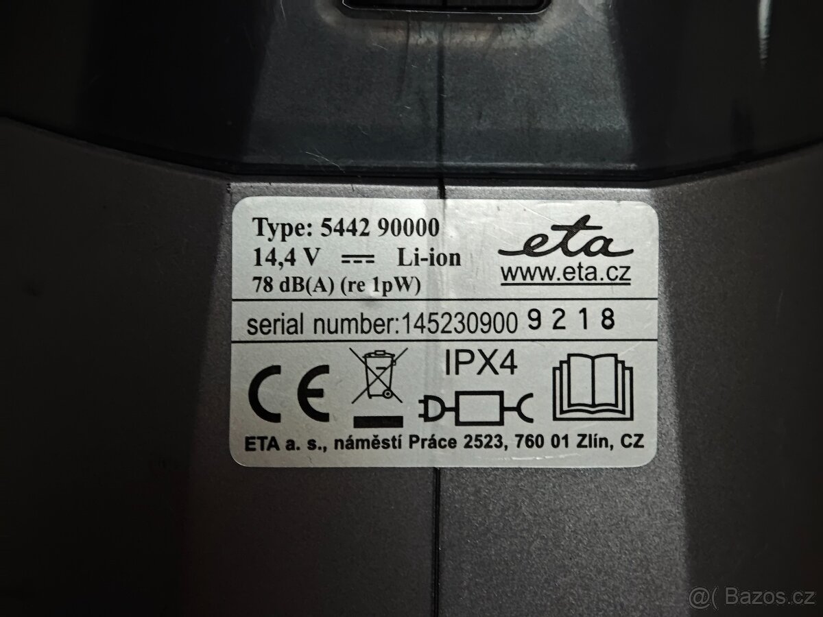 Aku vysavač ETA Verto Li-ion 5442 90000 - 6