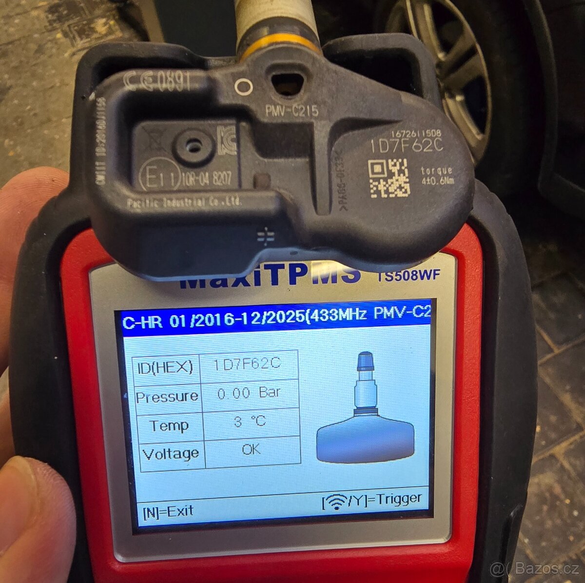 Senzory tlaku (TPMS) originál TOYOTA/LEXUS - 6