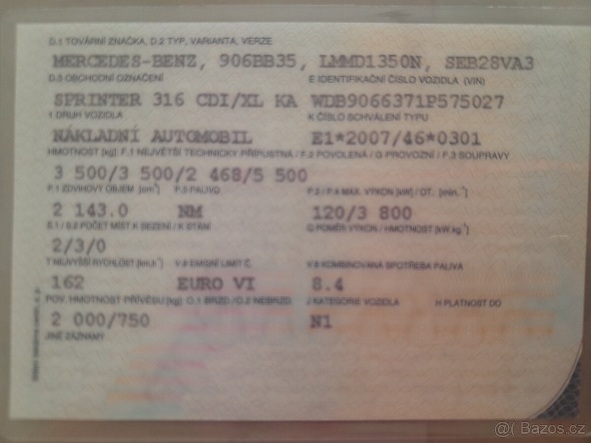 Mercedes benz Sprinter 316 CDI/XL KA - 6