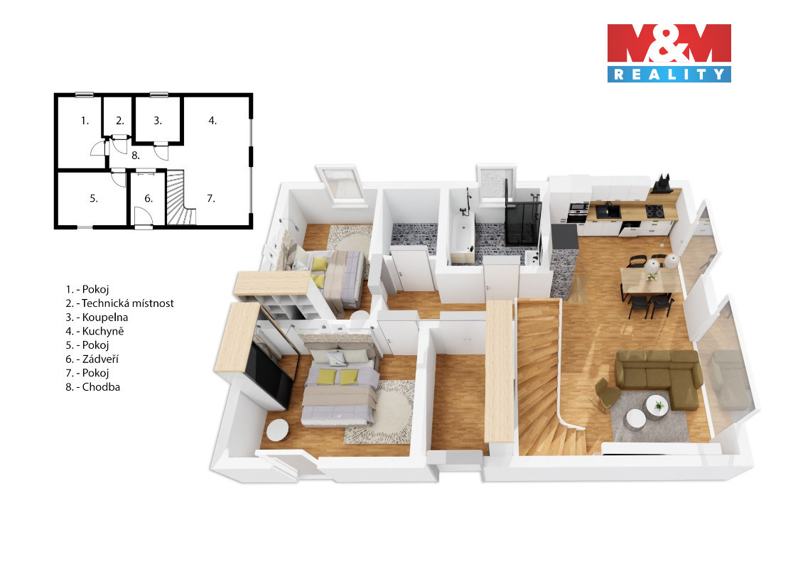 Prodej rodinného domu, 119m², Třinec, Dolní Líštná - 6