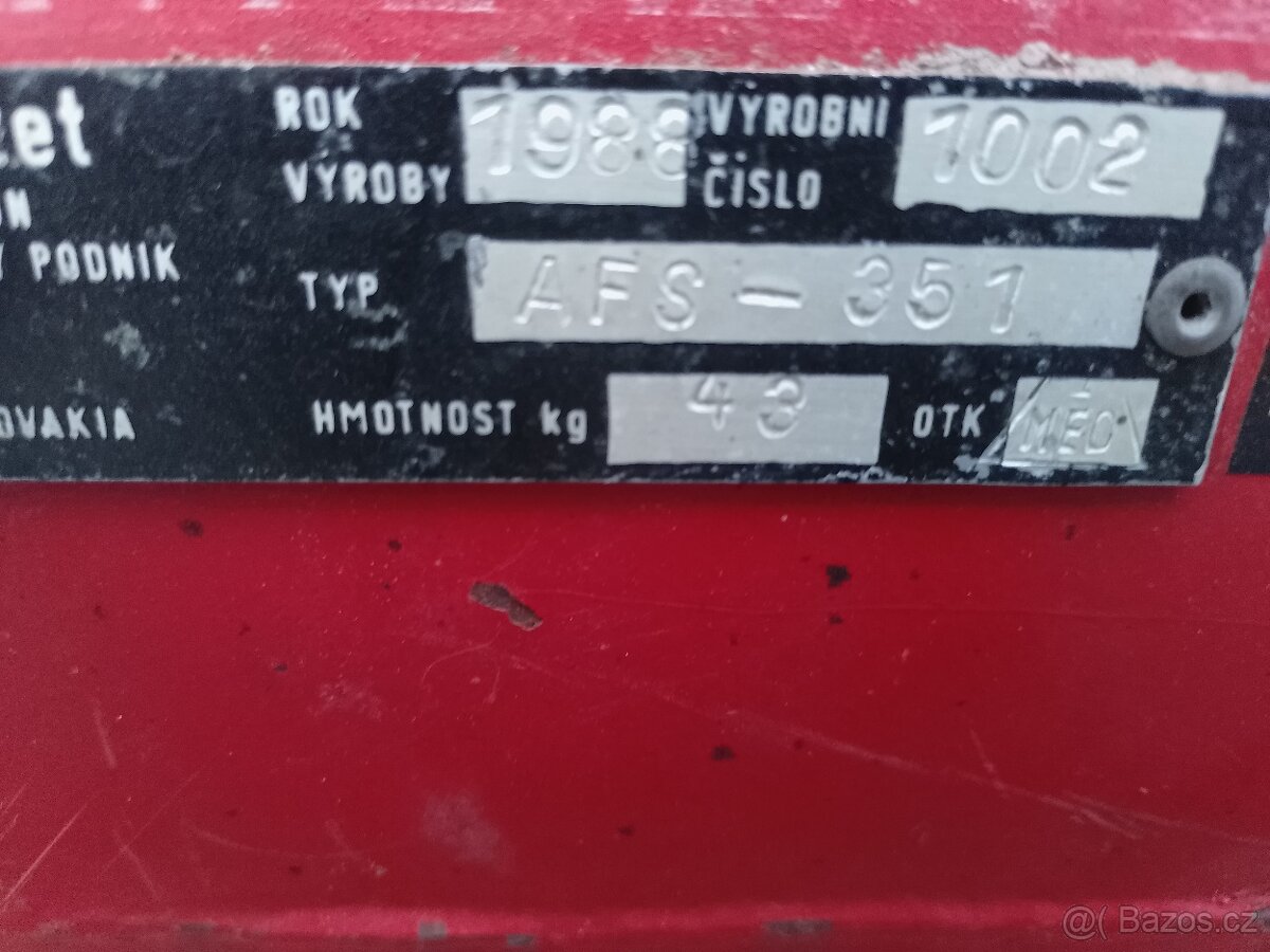 Vari motor Jikov, převodovka DSK-316 PA, fréza ASF-351 - 6
