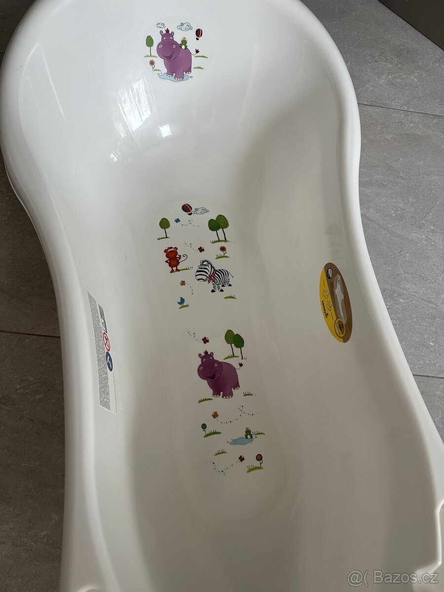 Keeeper dětská vanička Hippo bílá - 6
