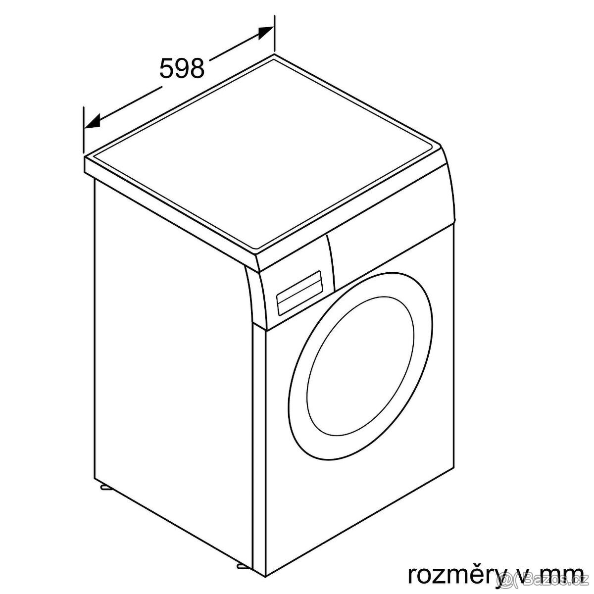 Pračka Bosch WUU28T61BY NOVÁ, ZÁRUKA 2roky - 6