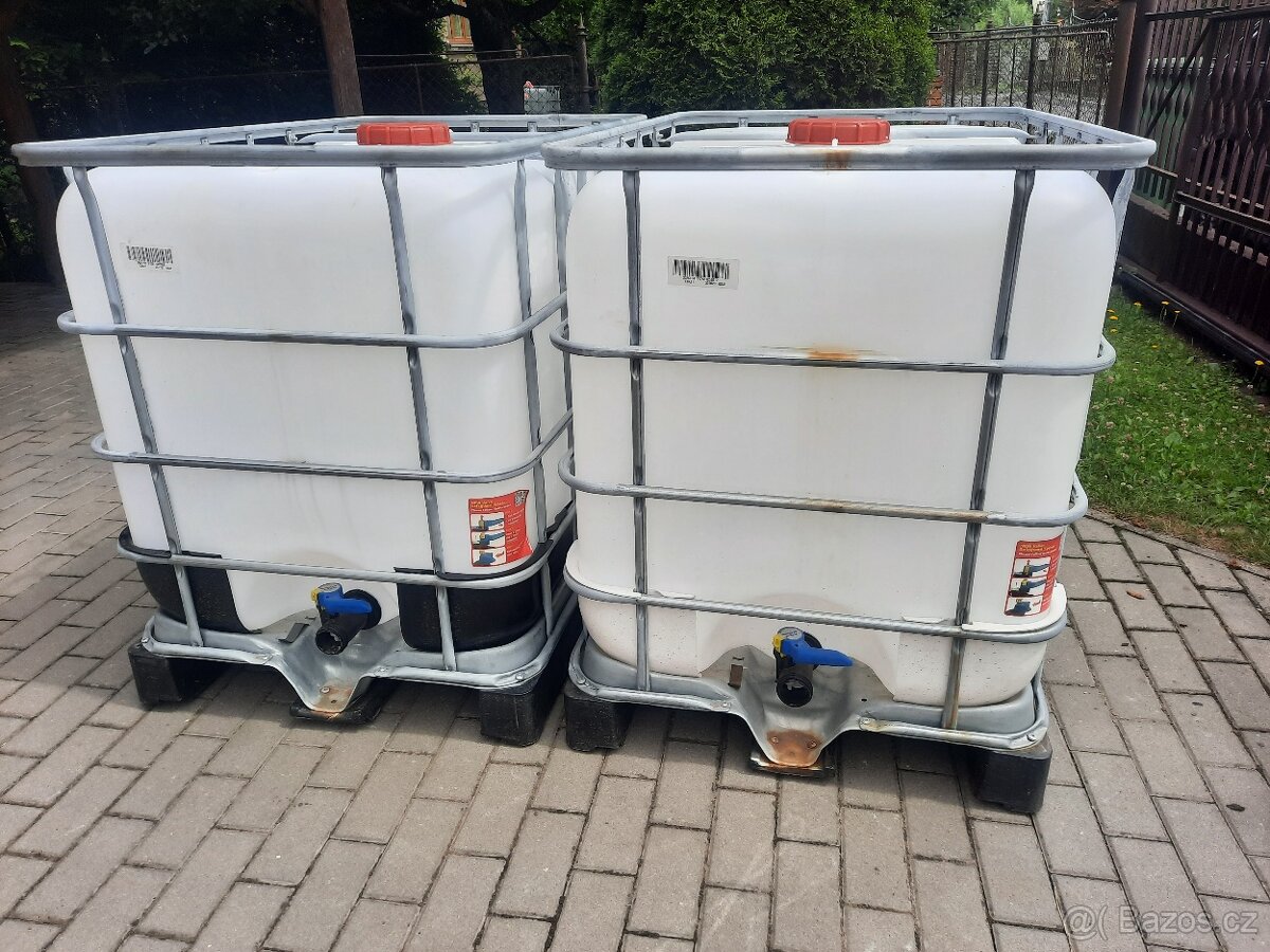 IBC kontejner 1000L čisté - 6