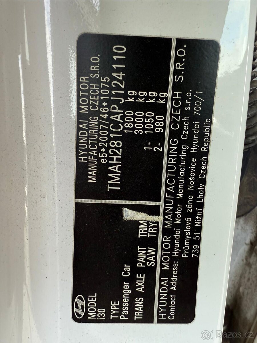 Hyundai I30 1.5i start plus pojizdne 2022 - 6
