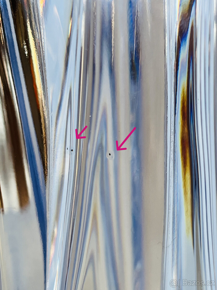 Nová křišťálová váza 28.5 cm, Bohemia Treasury 3.2kg - 6