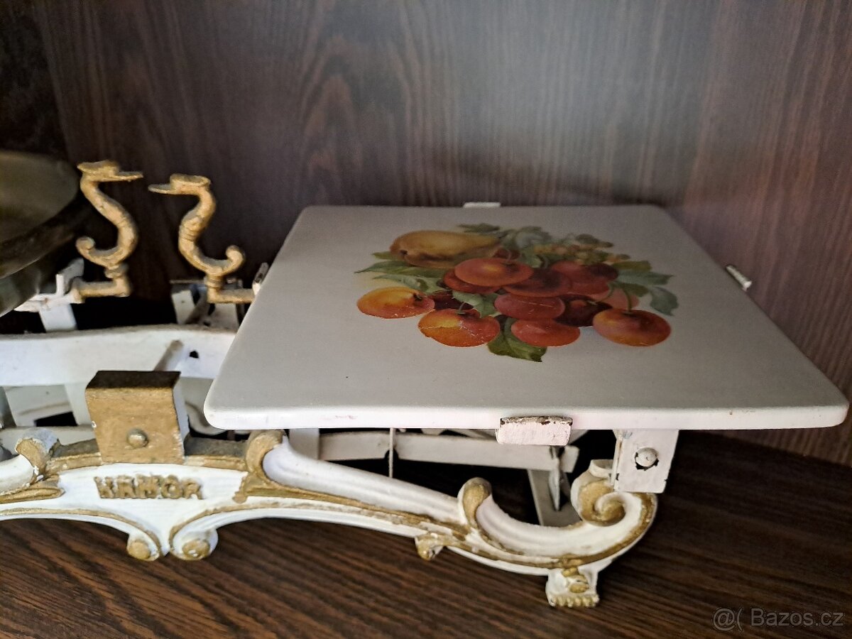 Váhy značky KAMOR, kuchyňské/kupecké, Karel Morawetz Úpice - 6