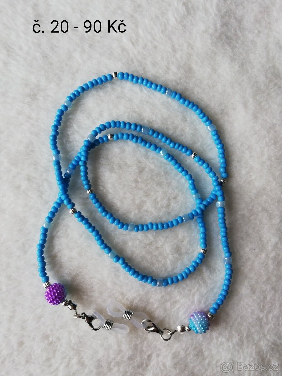 Korálky na roušky a brýle - 6