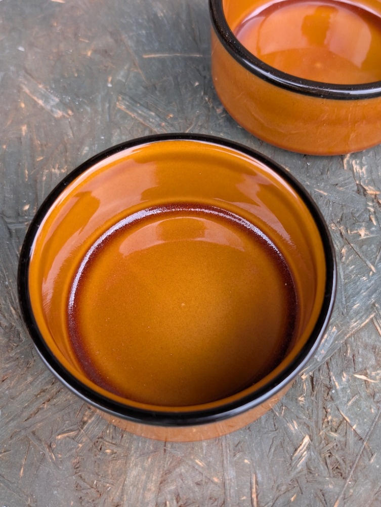 8 ks retro keramické misky. - 6