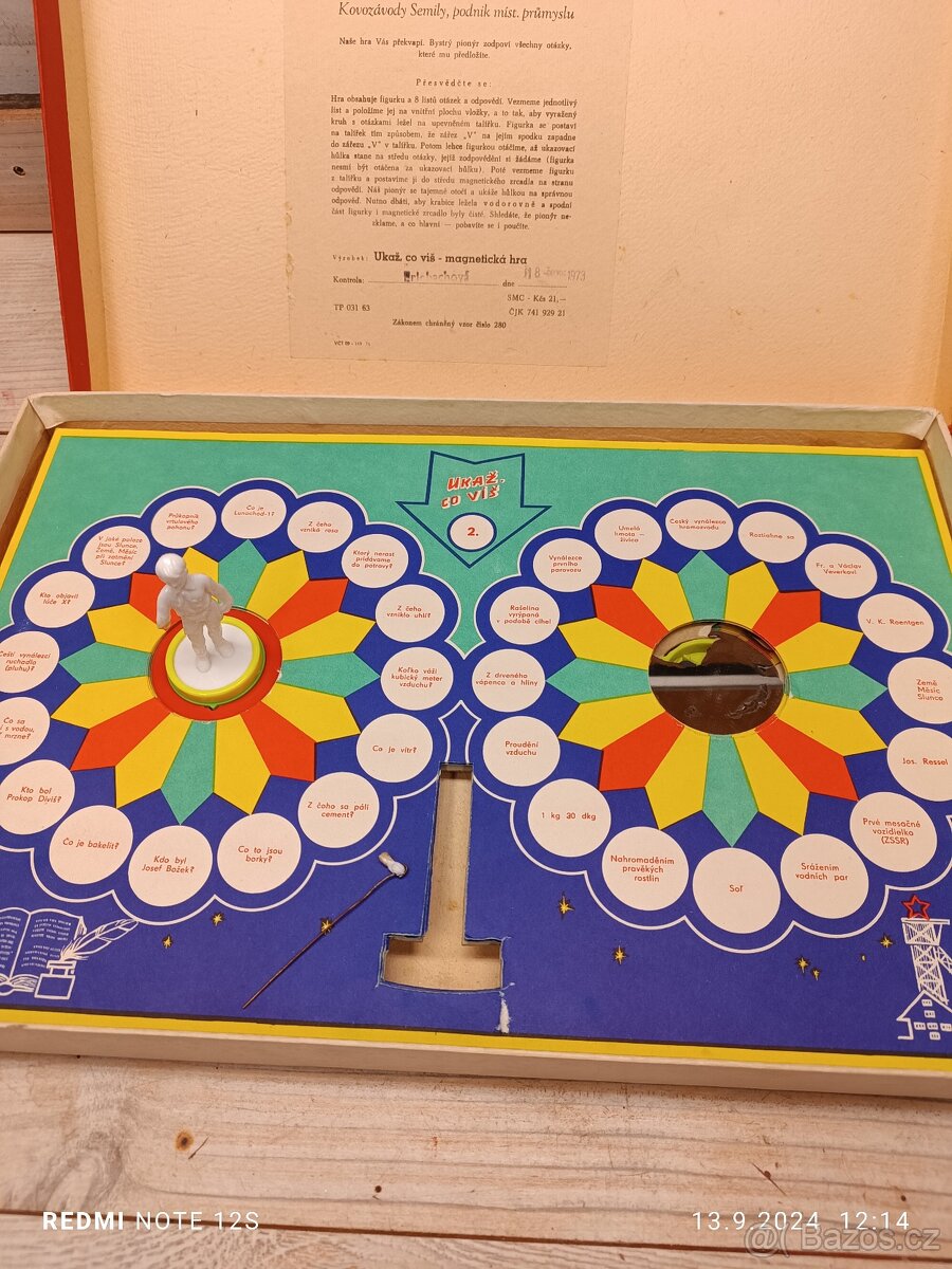 Stará retro hra ukaž co víš magnetická - 6