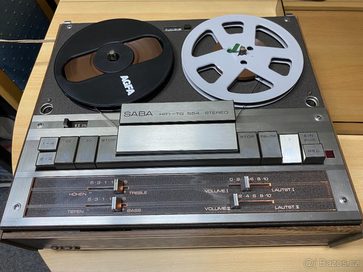 Magnetofon SABA TG554 v plně funkčním stavu - 6