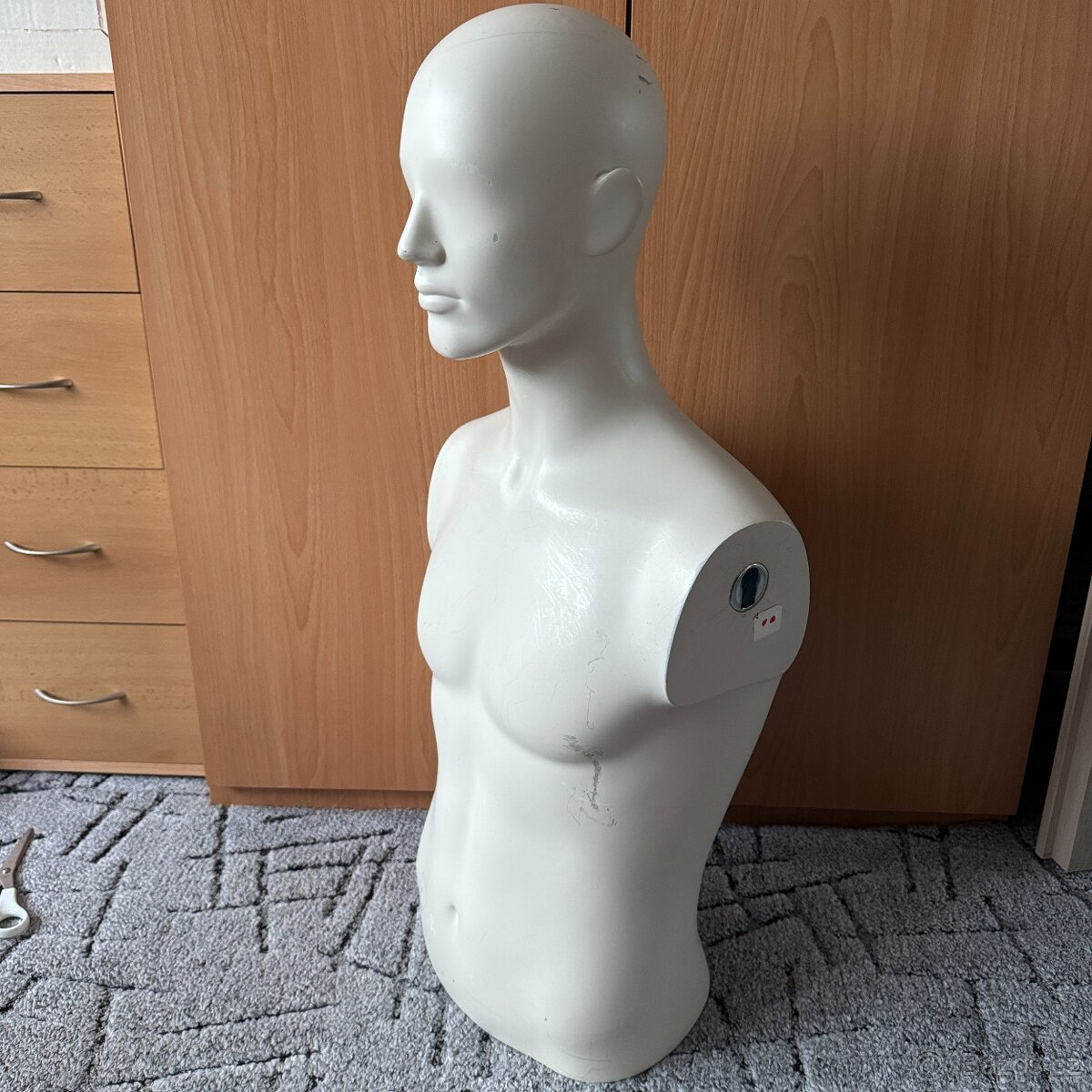 Pánská plastová figurína torzo (tvrdý plast) - 6