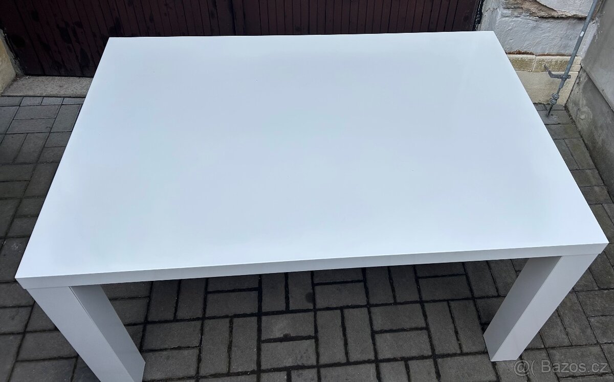 Stůl bílý lesklý IKEA TORESUND - 6