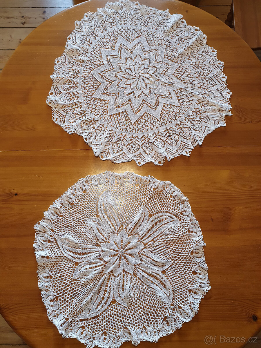 Krajkové - paličkované dečky a prostírání - 6