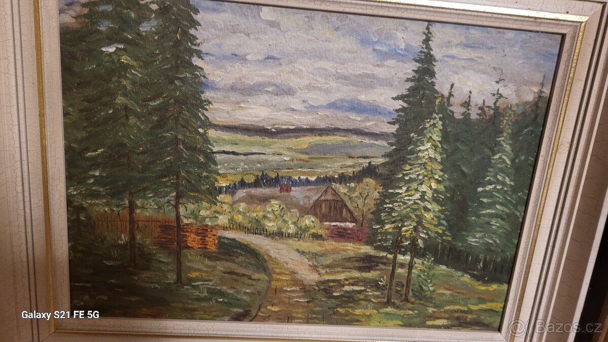 STAROŽITNÝ PĚKNÝ OBRAZ - 6