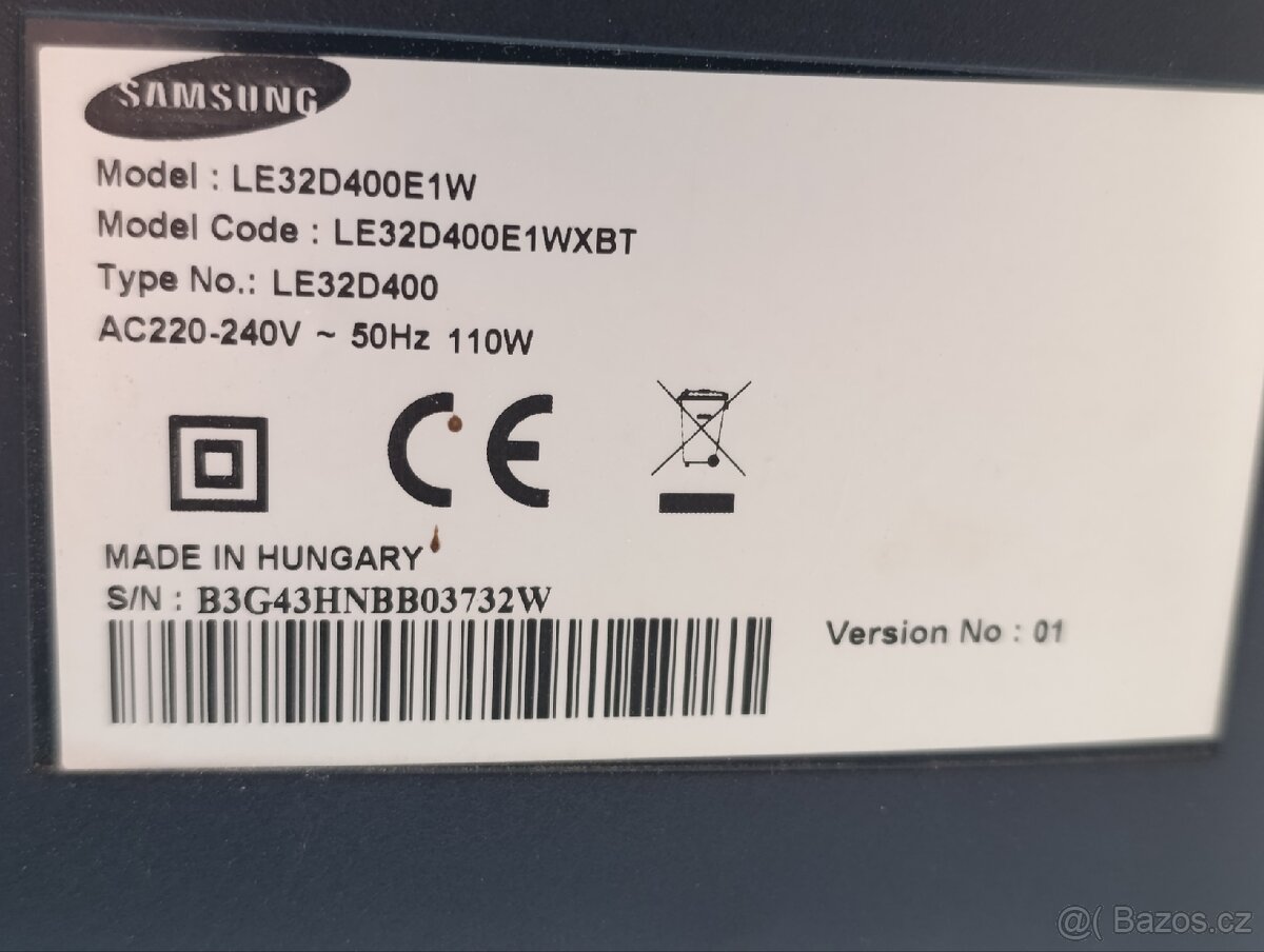 le32d400e1w samsung tv - 6