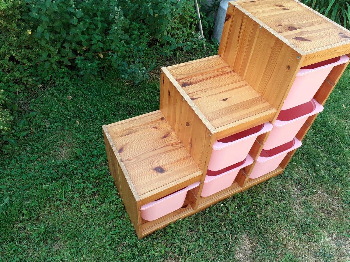 Ikea úložná sestava Trofast schody borovice - 6