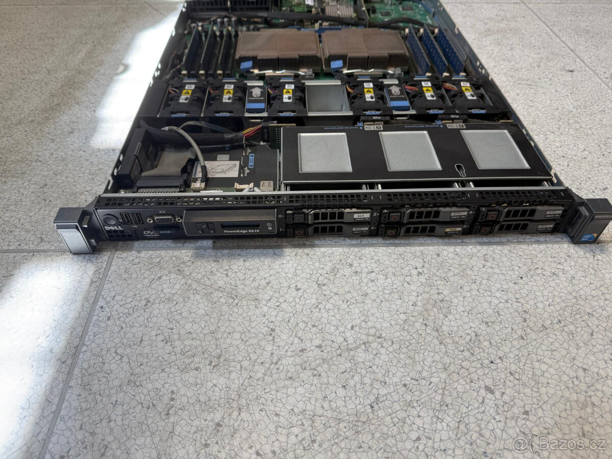 Dell PowerEdge R610 – 2× Xeon 2,4, 12GB RAM, RAID, 2× PSU - 6