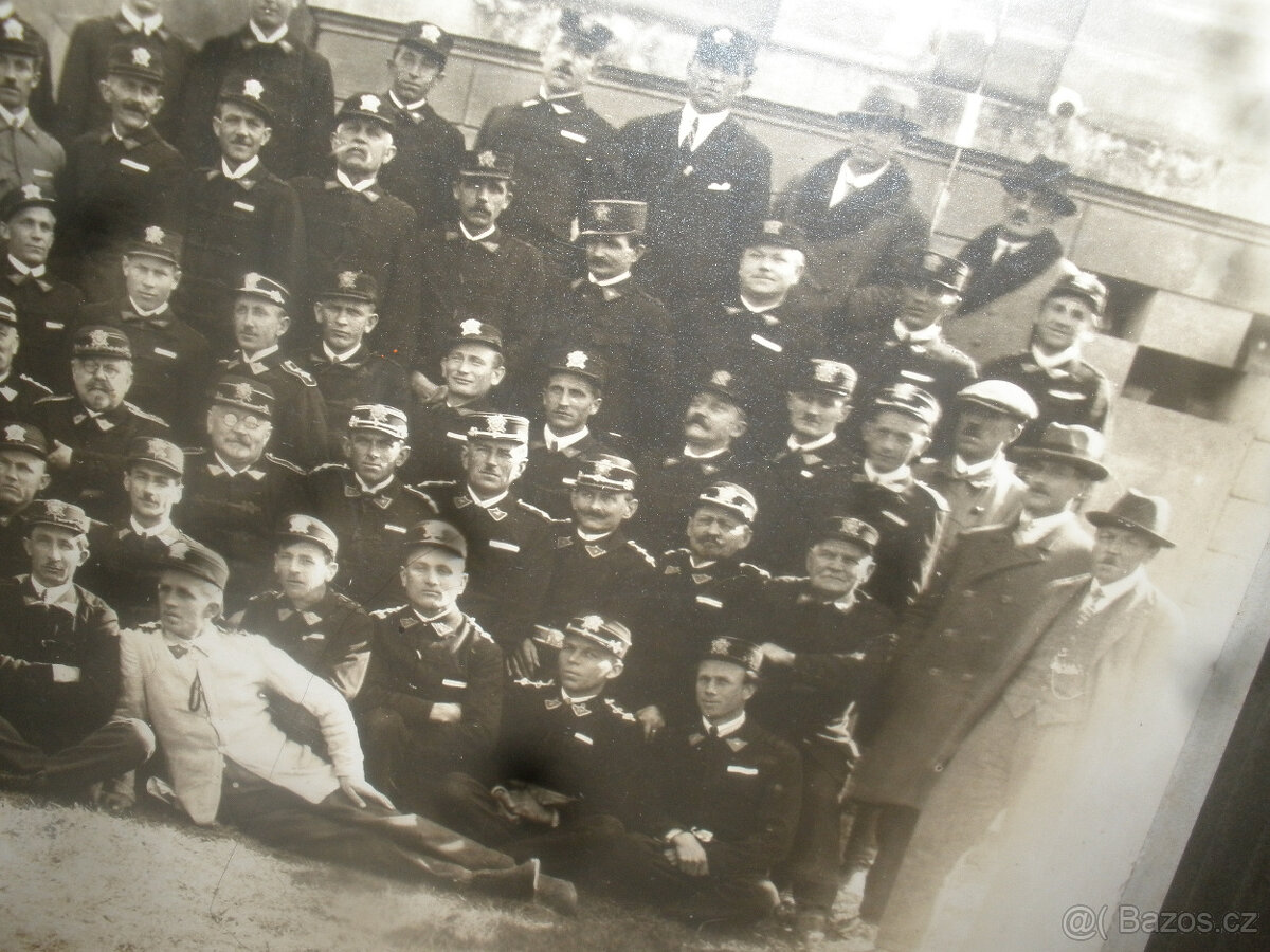 Staré foto hasiči-1920-1930 Mělník - 6