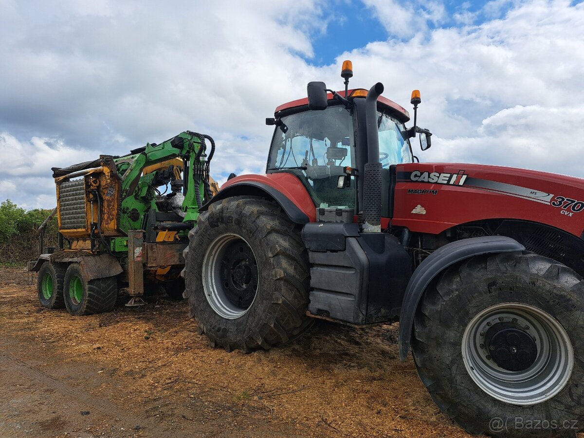 Traktor Case a štěpkovač - 6