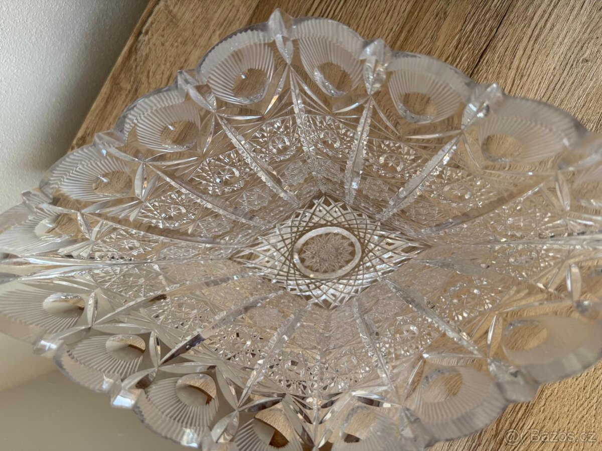 Broušená mísa, kosočtverec - 6