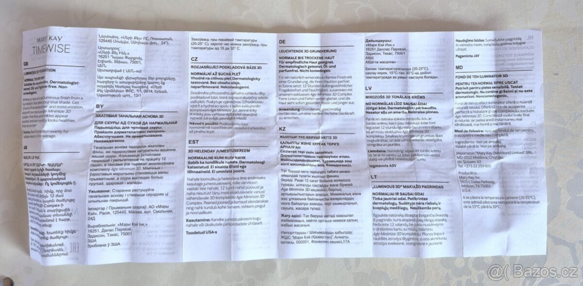 Rozjasňující podkladová báze 3D - 6