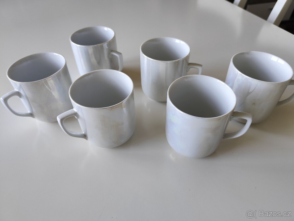 Predám sadu perleťových hrnčekov - 6