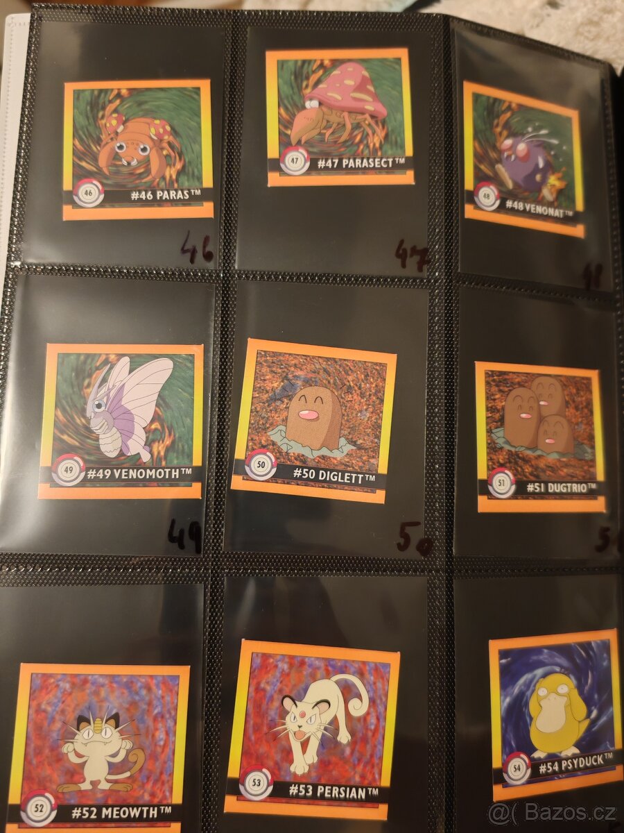 Pokémon album stickers - 6